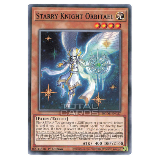 Yu-Gi-Oh! - Burst of Destiny - Starry Knight Orbitael (Common) BODE-EN027