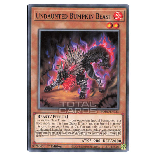 Yu-Gi-Oh! - Burst of Destiny - Undaunted Bumpkin Beast (Common) BODE-EN033