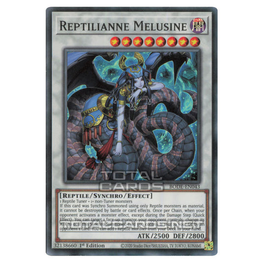 Yu-Gi-Oh! - Burst of Destiny - Reptilianne Melusine (Super Rare) BODE-EN043