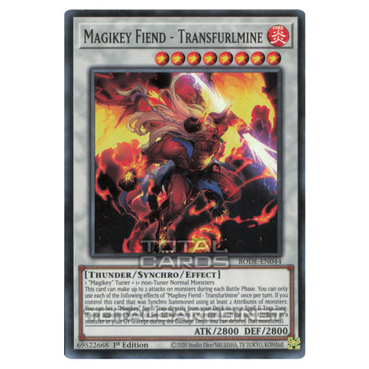 Yu-Gi-Oh! - Burst of Destiny - Magikey Fiend - Transfurlmine (Super Rare) BODE-EN044