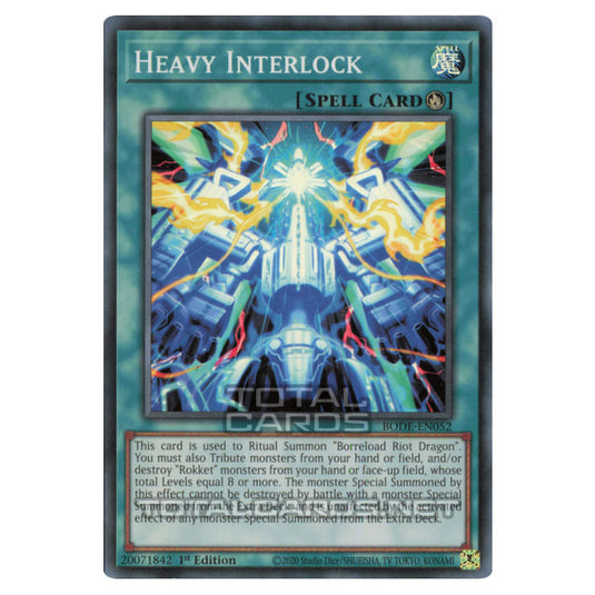 Yu-Gi-Oh! - Burst of Destiny - Heavy Interlock (Super Rare) BODE-EN052 Yu-Gi-Oh! - Burst of Destiny - Heavy Interlock (Super Rare) BODE-EN052