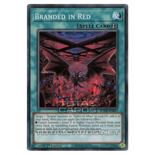 Yu-Gi-Oh! - Burst of Destiny - Branded in Red (Super Rare) BODE-EN057