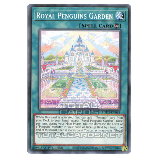 Yu-Gi-Oh! - Burst of Destiny - Royal Penguins Garden (Common) BODE-EN0 Yu-Gi-Oh! - Burst of Destiny - Royal Penguins Garden (Common) BODE-EN0