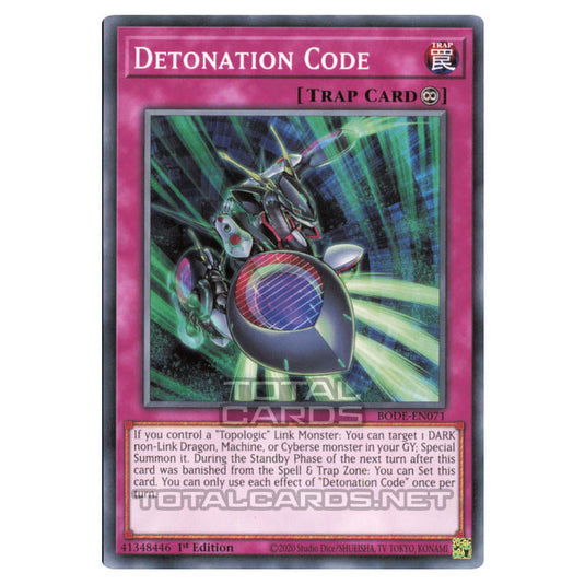 Yu-Gi-Oh! - Burst of Destiny - Detonation Code (Common) BODE-EN071