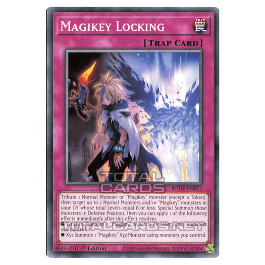 Yu-Gi-Oh! - Burst of Destiny - Magikey Locking (Common) BODE-EN077 Yu-Gi-Oh! - Burst of Destiny - Magikey Locking (Common) BODE-EN077