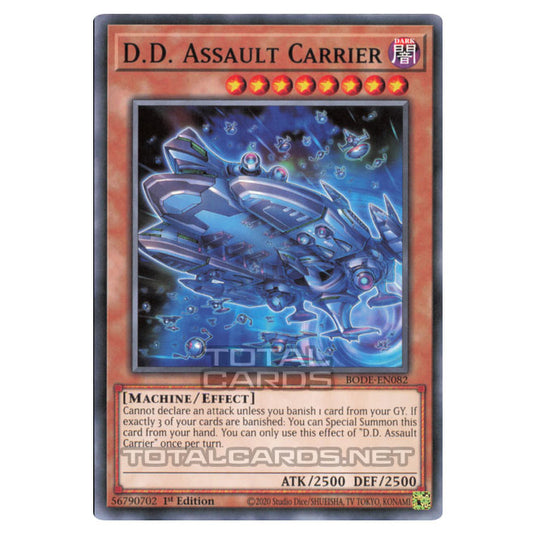 Yu-Gi-Oh! - Burst of Destiny - D.D. Assault Carrier (Common) BODE-EN082