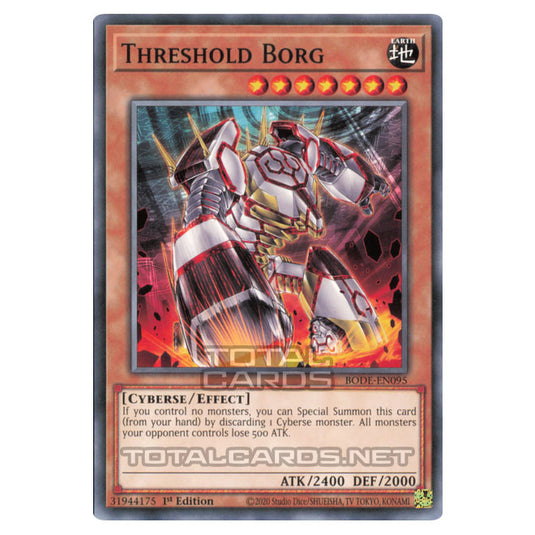 Yu-Gi-Oh! - Burst of Destiny - Threshold Borg (Common) BODE-EN095