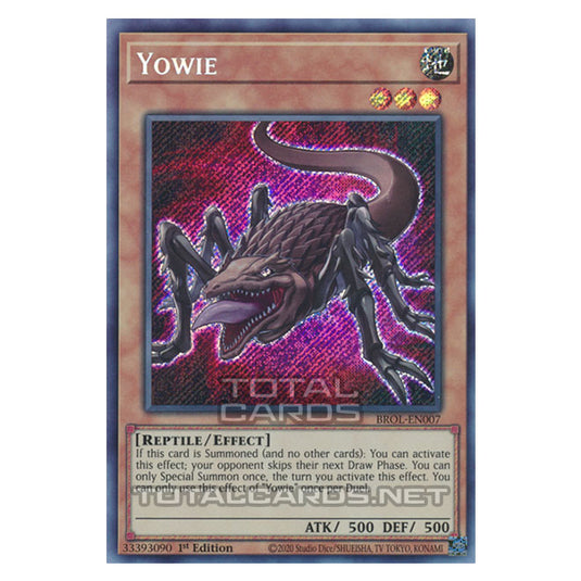 Yu-Gi-Oh! - Brothers of Legend - Yowie (Secret Rare) BROL-EN007