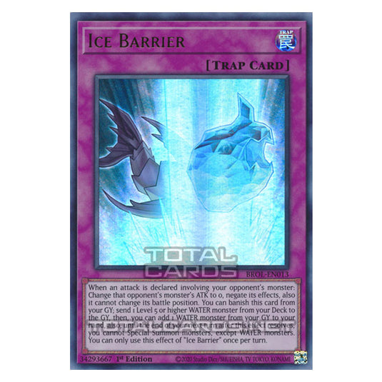 Yu-Gi-Oh! - Brothers of Legend - Ice Barrier (Ultra Rare) BROL-EN013