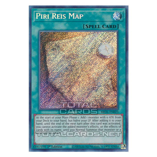 Yu-Gi-Oh! - Brothers of Legend - Piri Reis Map (Secret Rare) BROL-EN023