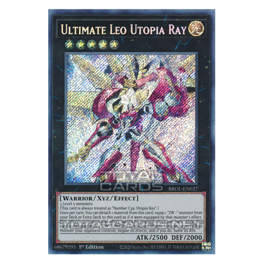 Yu-Gi-Oh! - Brothers of Legend - Ultimate Leo Utopia Ray (Secret Rare) BROL-EN027