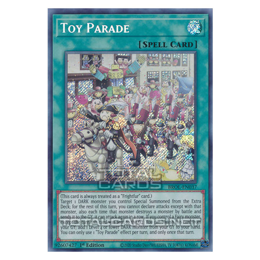 Yu-Gi-Oh! - Brothers of Legend - Toy Parade (Secret Rare) BROL-EN037