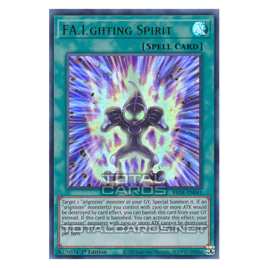 Yu-Gi-Oh! - Brothers of Legend - FA.I.ghting Spirit (Ultra Rare) BROL-EN041