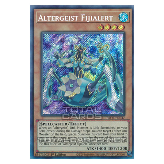 Yu-Gi-Oh! - Brothers of Legend - Altergeist Fijialert (Secret Rare) BROL-EN047