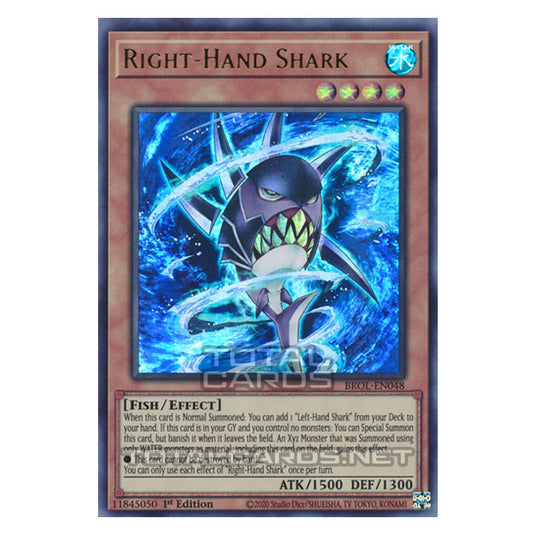 Yu-Gi-Oh! - Brothers of Legend - Right-Hand Shark (Ultra Rare) BROL-EN048