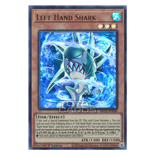 Yu-Gi-Oh! - Brothers of Legend - Left-Hand Shark (Ultra Rare) BROL-EN049