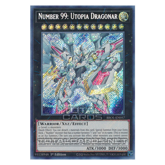 Yu-Gi-Oh! - Brothers of Legend - Number 99: Utopia Dragonar (Secret Ra Yu-Gi-Oh! - Brothers of Legend - Number 99: Utopia Dragonar (Secret Ra