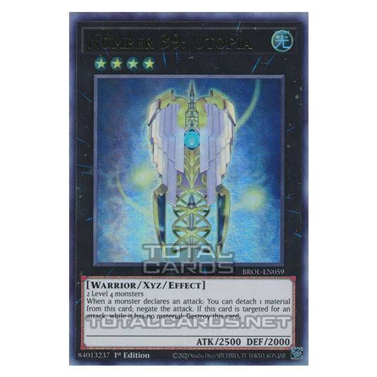 Yu-Gi-Oh! - Brothers of Legend - Number 39: Utopia (Ultra Rare) BROL-E Yu-Gi-Oh! - Brothers of Legend - Number 39: Utopia (Ultra Rare) BROL-E