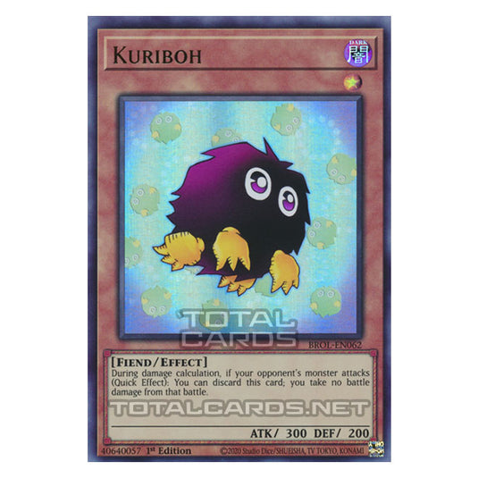 Yu-Gi-Oh! - Brothers of Legend - Kuriboh (Ultra Rare) BROL-EN062 Yu-Gi-Oh! - Brothers of Legend - Kuriboh (Ultra Rare) BROL-EN062
