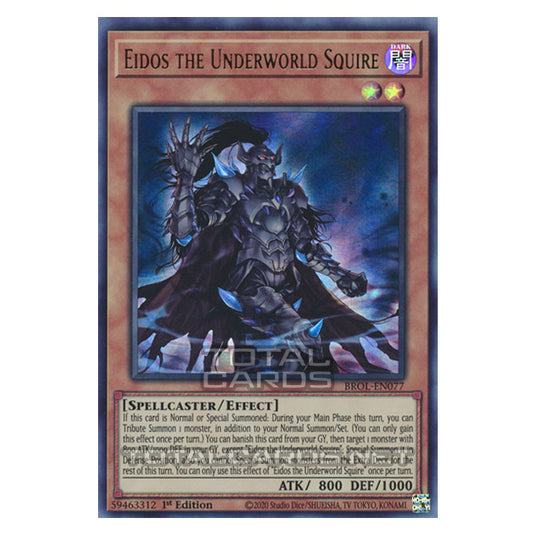 Yu-Gi-Oh! - Brothers of Legend - Eidos the Underworld Squire (Ultra Rare) BROL-EN077