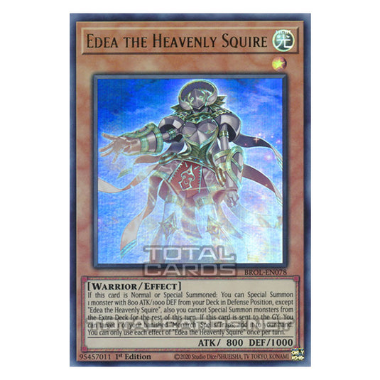 Yu-Gi-Oh! - Brothers of Legend - Edea the Heavenly Squire (Ultra Rare) BROL-EN078