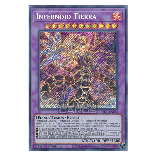 Yu-Gi-Oh! - Brothers of Legend - Infernoid Tierra (Secret Rare) BROL-EN082