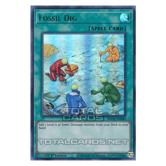 Yu-Gi-Oh! - Brothers of Legend - Fossil Dig (Ultra Rare) BROL-EN089