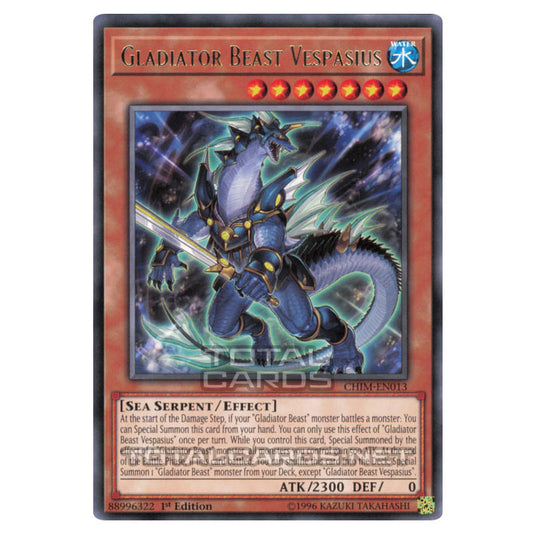 Yu-Gi-Oh! - Chaos Impact - Gladiator Beast Vespasius (Rare) CHIM-EN013