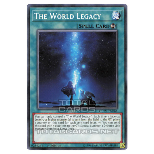 Yu-Gi-Oh! - Chaos Impact - The World Legacy (Common) CHIM-EN061 Yu-Gi-Oh! - Chaos Impact - The World Legacy (Common) CHIM-EN061