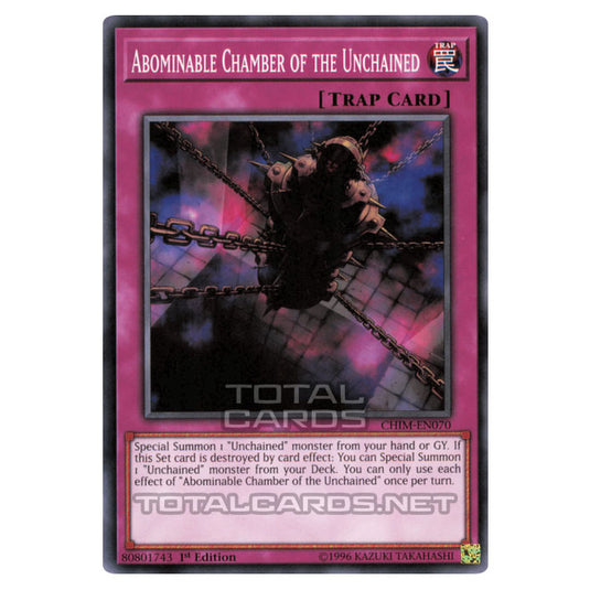 Yu-Gi-Oh! - Chaos Impact - Abominable Chamber of the Unchained (Common) CHIM-EN070
