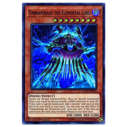 Yu-Gi-Oh! - Cybernetic Horizon - Umbramirage the Elemental Lord (Super Rare) CYHO-019