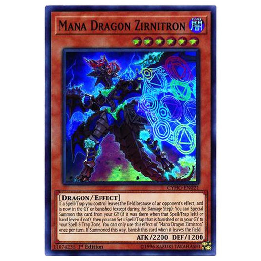 Yu-Gi-Oh! - Cybernetic Horizon - Mana Dragon Zirnitron (Super Rare) CYHO-021