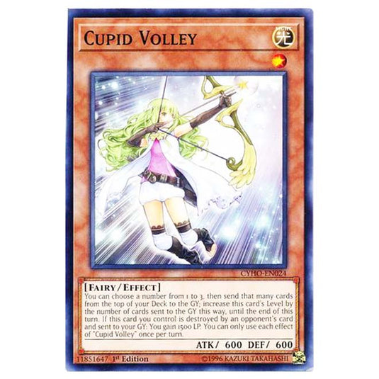 Yu-Gi-Oh! - Cybernetic Horizon - Cupid Volley (Common) CYHO-024