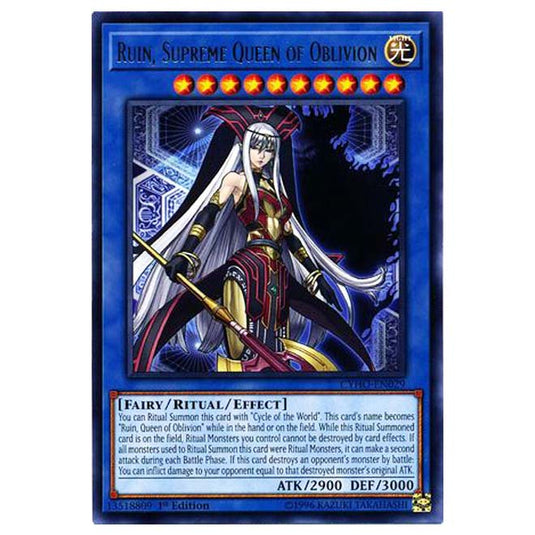 Yu-Gi-Oh! - Cybernetic Horizon - Ruin, Supreme Queen of Oblivion (Rare) CYHO-029