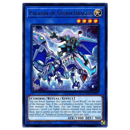 Yu-Gi-Oh! - Cybernetic Horizon - Paladin of Storm Dragon (Rare) CYHO-031