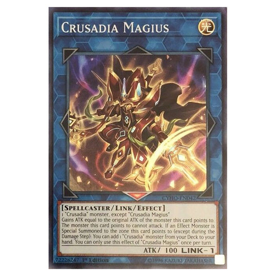 Yu-Gi-Oh! - Cybernetic Horizon - Crusadia Magius (Super Rare) CYHO-042