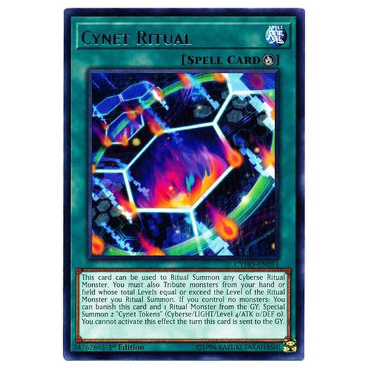 Yu-Gi-Oh! - Cybernetic Horizon - Cynet Ritual (Rare) CYHO-051