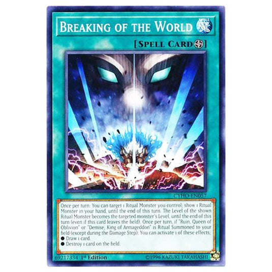 Yu-Gi-Oh! - Cybernetic Horizon - Breaking of the World (Common) CYHO-057