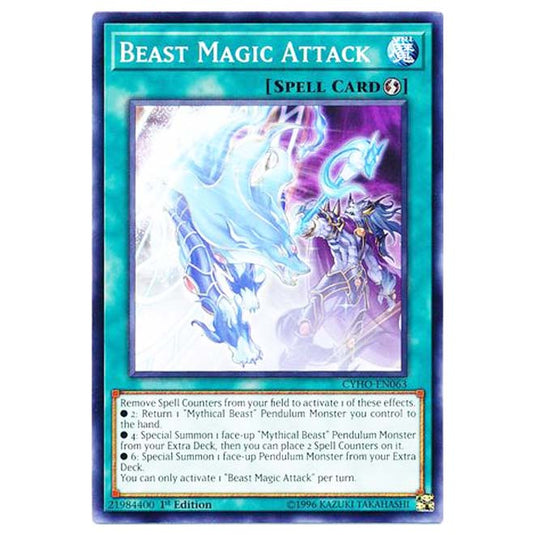 Yu-Gi-Oh! - Cybernetic Horizon - Beast Magic Attack (Common) CYHO-063