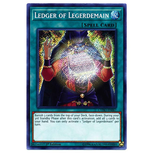 Yu-Gi-Oh! - Cybernetic Horizon - Ledger of Legerdemain (Secret Rare) CYHO-067
