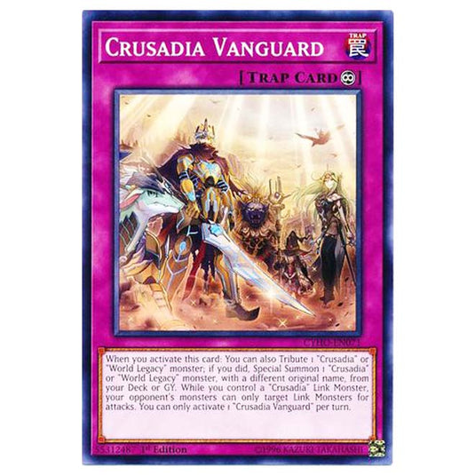 Yu-Gi-Oh! - Cybernetic Horizon - Crusadia Vanguard (Common) CYHO-071 Yu-Gi-Oh! - Cybernetic Horizon - Crusadia Vanguard (Common) CYHO-071