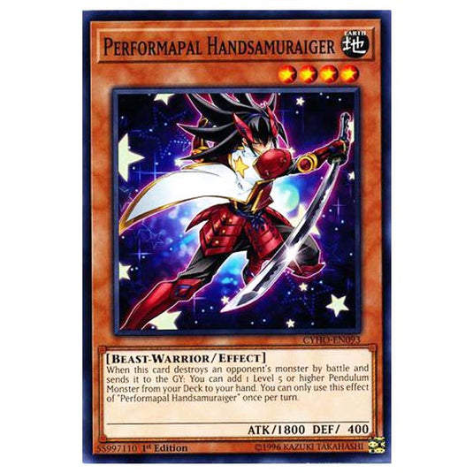 Yu-Gi-Oh! - Cybernetic Horizon - Performapal Handsamuraiger (Common) CYHO-093