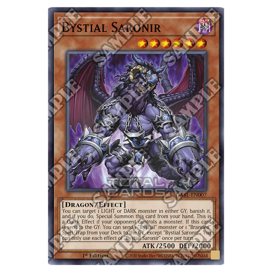 Yu-Gi-Oh! - Darkwing Blast - Bystial Saronir (Super Rare) DABL-EN007