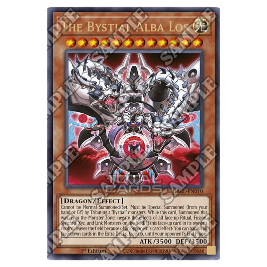 Yu-Gi-Oh! - Darkwing Blast - The Bystial Alba Los (Ultra Rare) DABL-EN Yu-Gi-Oh! - Darkwing Blast - The Bystial Alba Los (Ultra Rare) DABL-EN