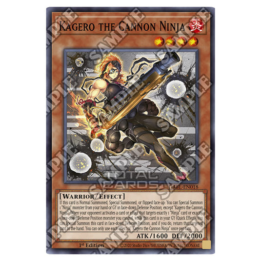 Yu-Gi-Oh! - Darkwing Blast - Kagero the Cannon Ninja (Common) DABL-EN018