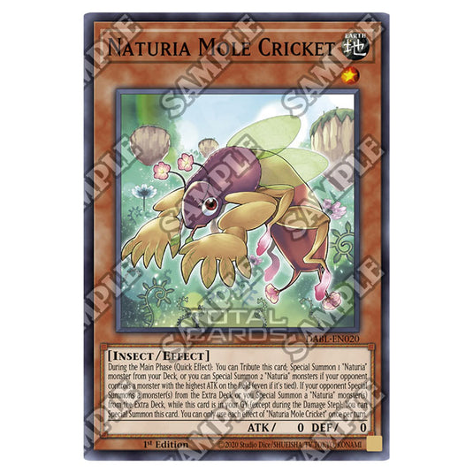 Yu-Gi-Oh! - Darkwing Blast - Naturia Mole Cricket (Common) DABL-EN020