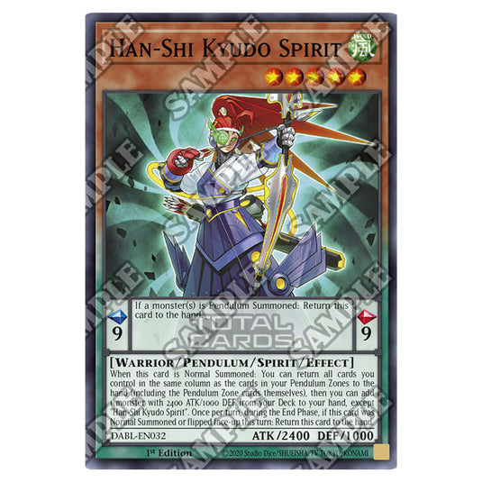 Yu-Gi-Oh! - Darkwing Blast - Han-Shi Kyudo Spirit (Common) DABL-EN032