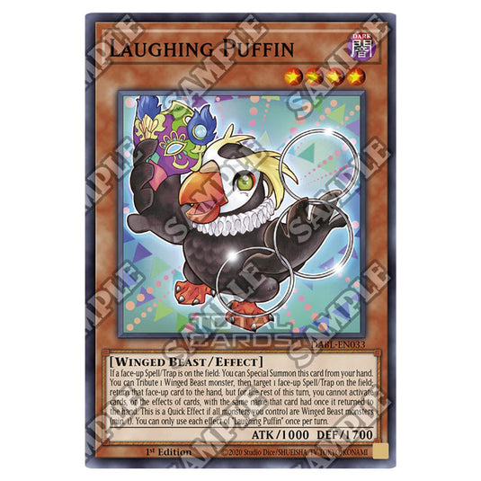 Yu-Gi-Oh! - Darkwing Blast - Laughing Puffin (Common) DABL-EN033