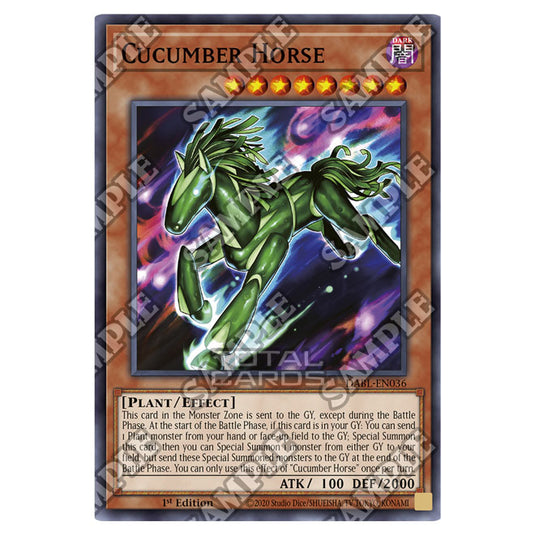 Yu-Gi-Oh! - Darkwing Blast - Cucumber Horse (Common) DABL-EN036