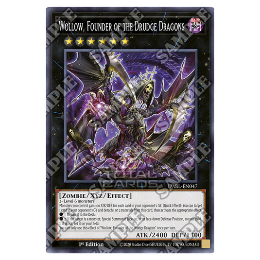 Yu-Gi-Oh! - Darkwing Blast - Wollow, Founder of the Drudge Dragons (Super Rare) DABL-EN047